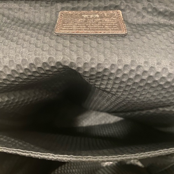 TUMI Charcoal Men's Backpack with Leather detail - Picture 6 of 16